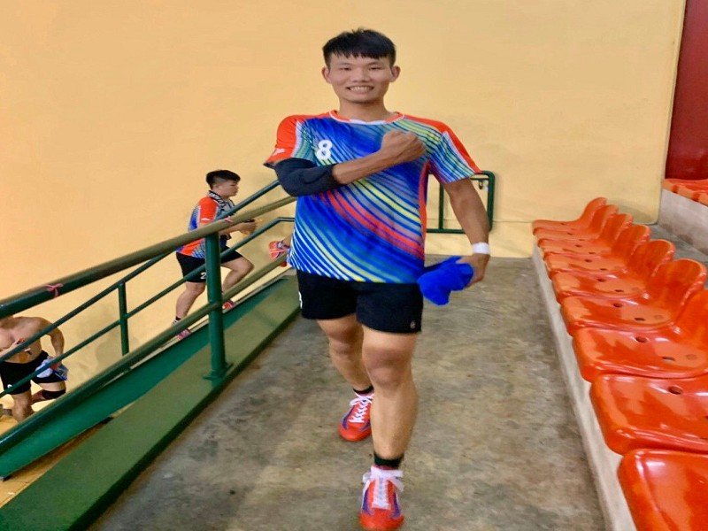 去年陳柏儒代表國家，參與馬來西亞麻六甲卡巴迪世界盃錦標賽，一圓國手夢。陳柏儒提供