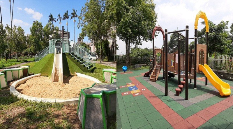 羅東鎮6處兒童遊戲場煥然一新，中山公園公廁也變乾淨
