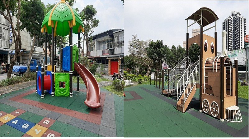 羅東鎮6處兒童遊戲場煥然一新，中山公園公廁也變乾淨