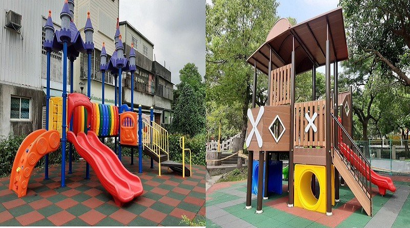 羅東鎮6處兒童遊戲場煥然一新，中山公園公廁也變乾淨