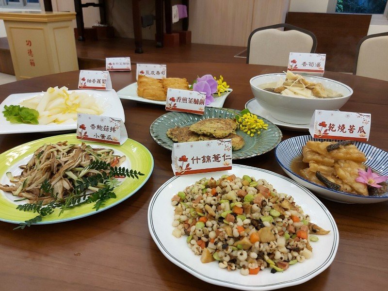 礁溪鄉雲水日托站開辦創意蔬食料理