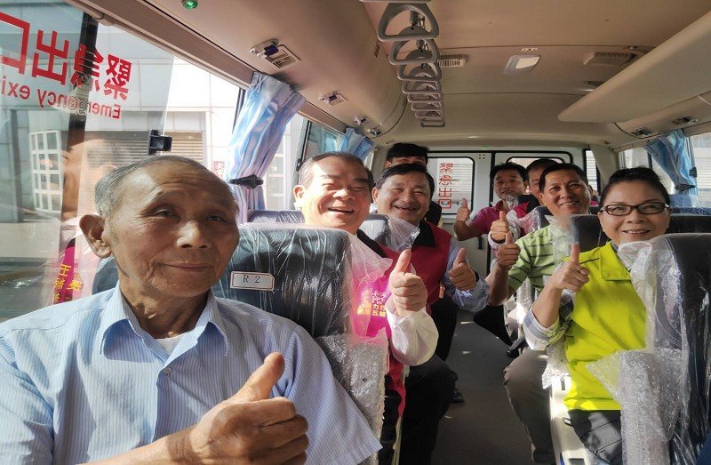 免費的五結鄉幸福巴士分紅、綠雙線服務鄉親