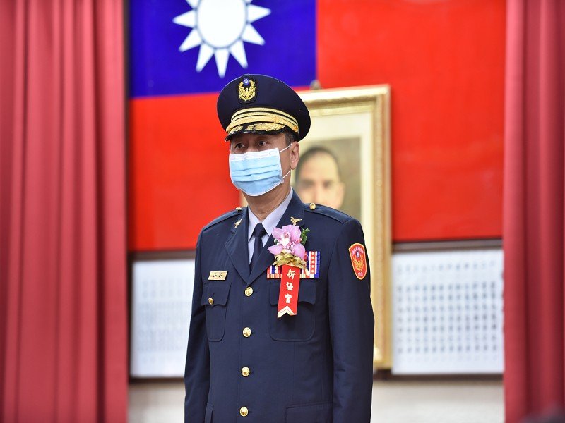 宜蘭縣警察局新任局長林新晃走馬上任