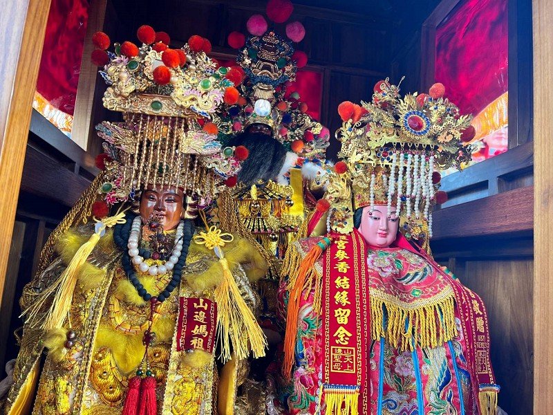 二結王公、白沙屯媽祖、山邊媽祖在宜蘭縣聯合大遶境祈安賜福