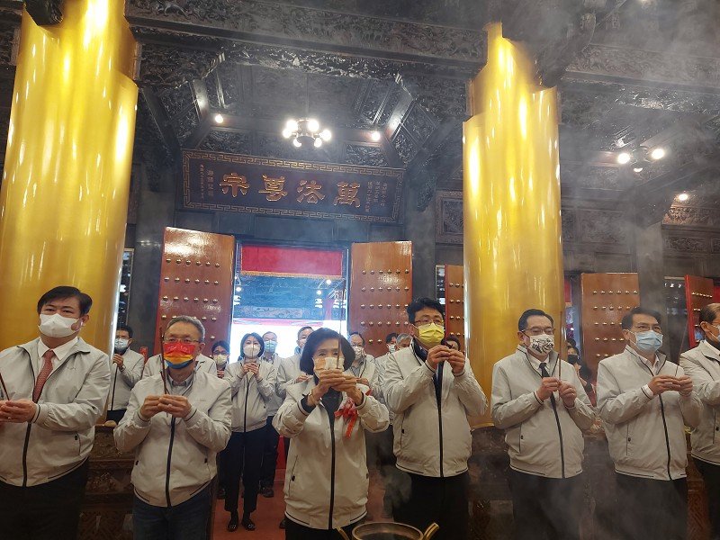「天公生」林姿妙縣長草湖玉尊宮祝壽祈福