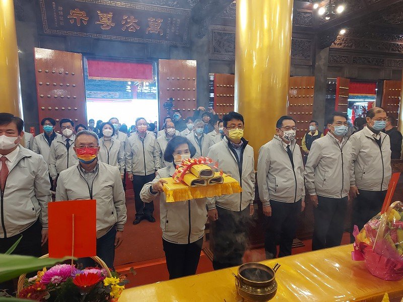 「天公生」林姿妙縣長草湖玉尊宮祝壽祈福