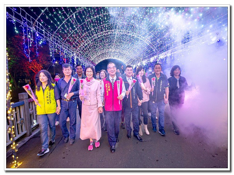 浪漫情人夜 情牽五結-水影燈光秀初登場