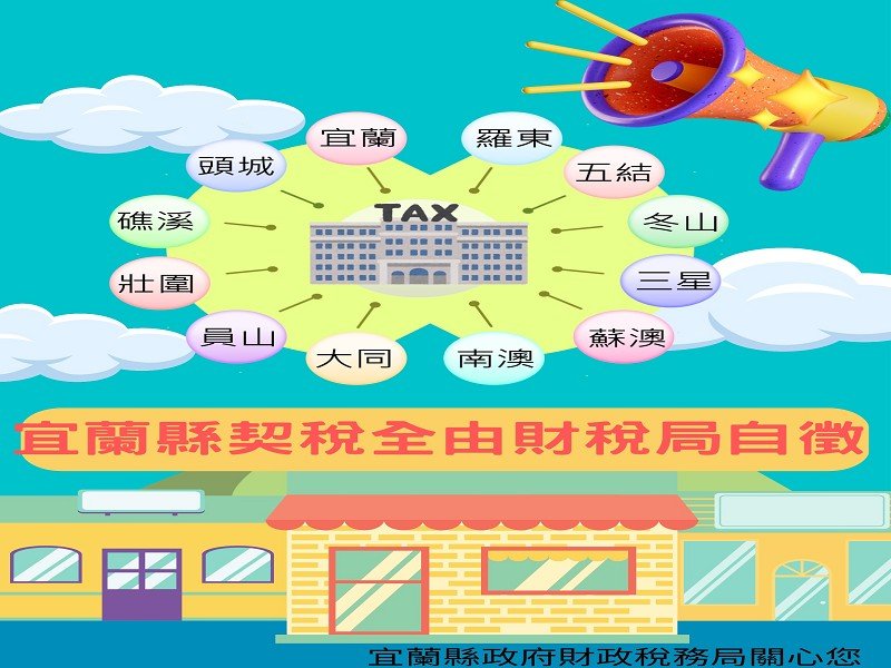 宜蘭縣契稅全由財政稅務局自行徵收