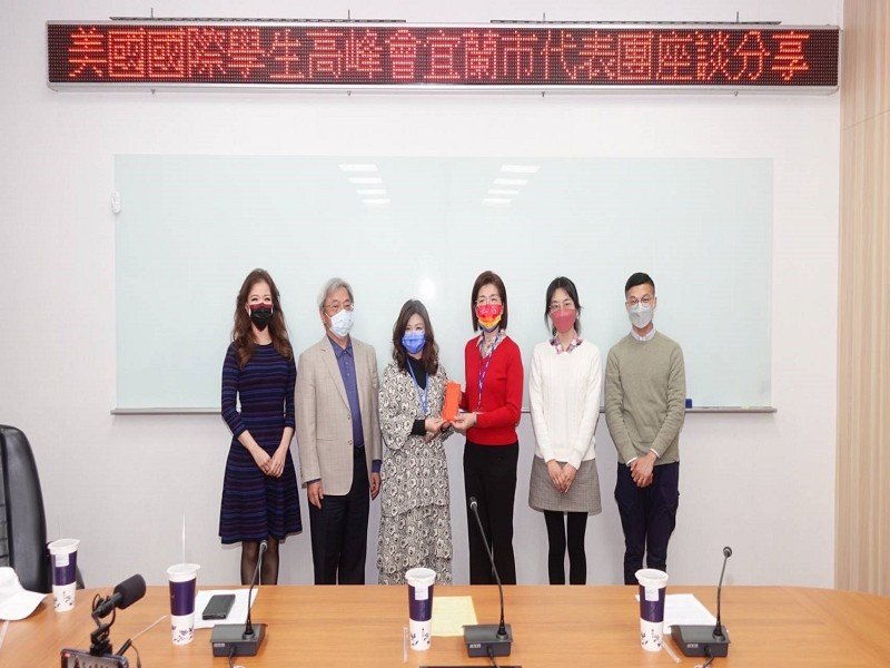 宜蘭市組團赴美參加學生高峰會<br>陳美玲市長慰勉師生辛勞
