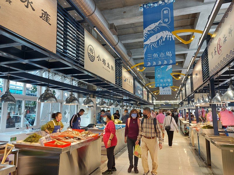 南方澳漁港第一拍賣魚市場風光開幕迎賓客