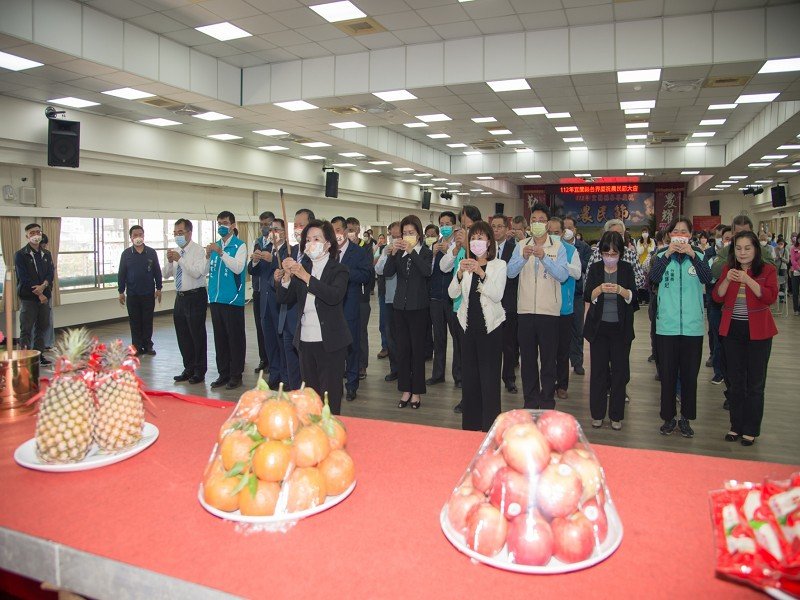 宜蘭縣慶祝農民節向神農大帝祈福並表揚模範農民