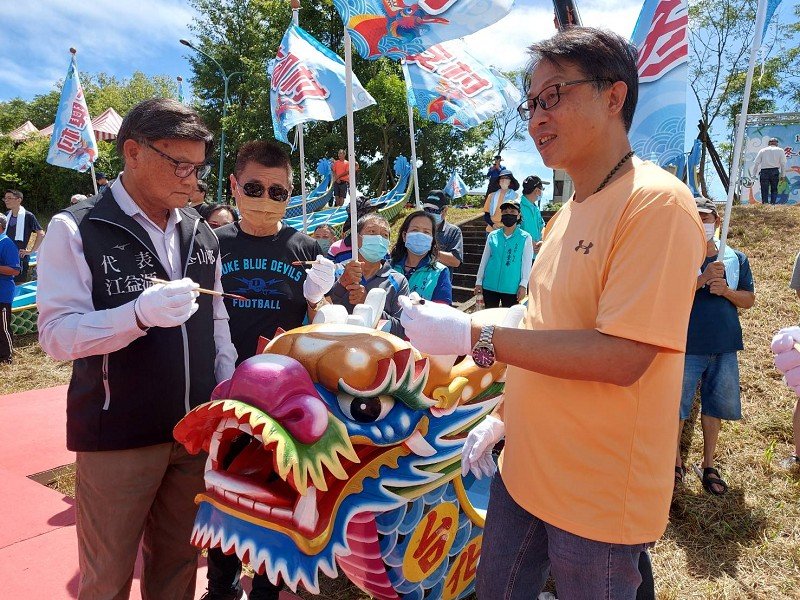 冬山鄉端午龍舟競渡點睛祭江祈福,12隊6/10競技