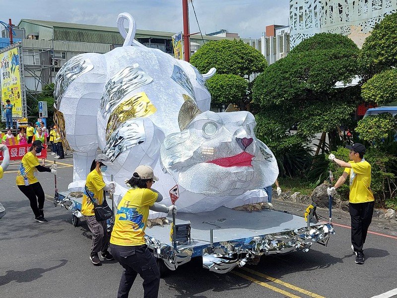 羅東藝穗節踩街嘉年華「天地四靈」主題花車7/26~28重磅演出