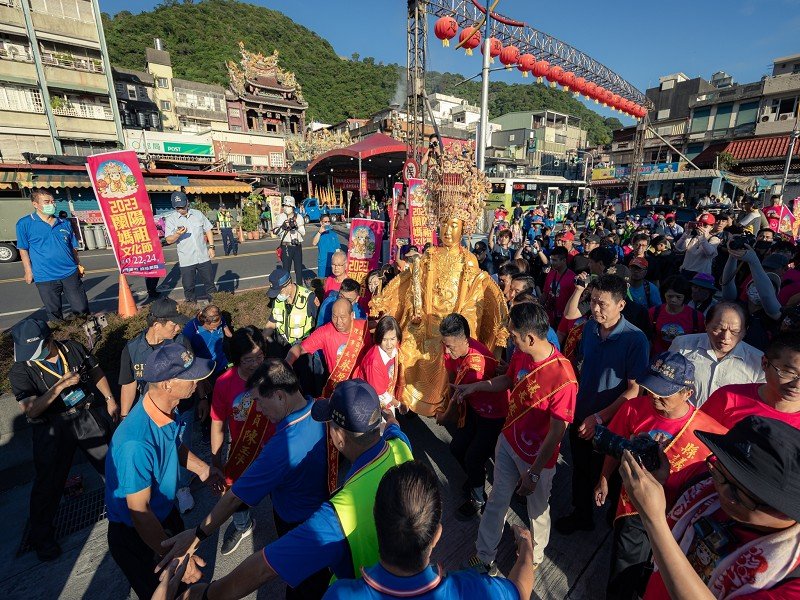 海巡遶境啟航揭開三天兩夜2023蘭陽媽祖文化節序幕