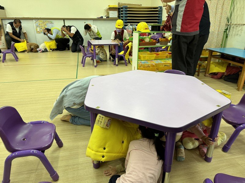防災向下扎根,冬山鄉立幼兒園舉辦全縣幼兒園防災觀摩