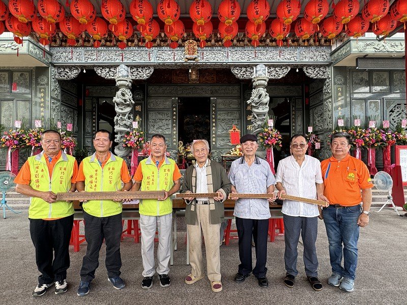 宜蘭巧仁宮巧聖先師2531年聖誕 細木作大師李萬財捐魯班尺祝壽