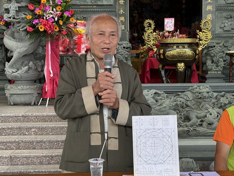 宜蘭巧仁宮巧聖先師2531年聖誕 細木作大師李萬財捐魯班尺祝壽