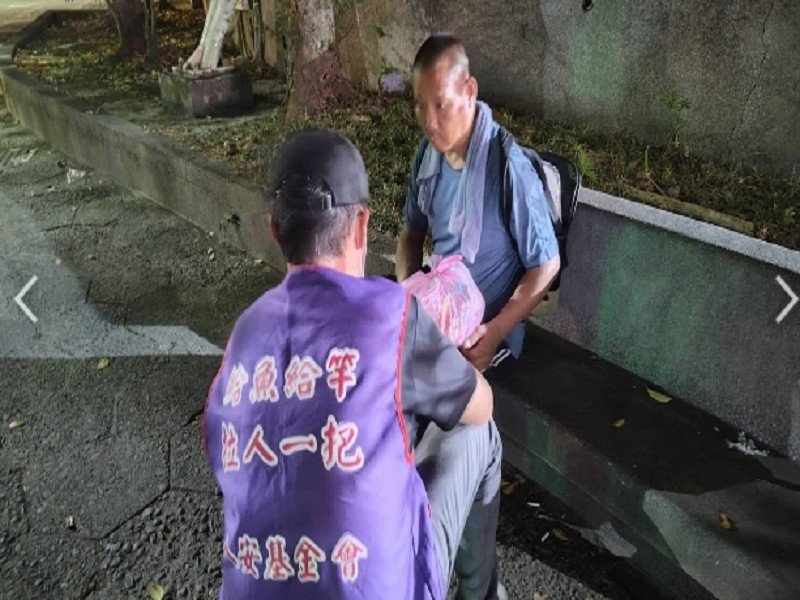 凱米颱風來勢洶洶 人安羅東站加強日夜街頭關懷