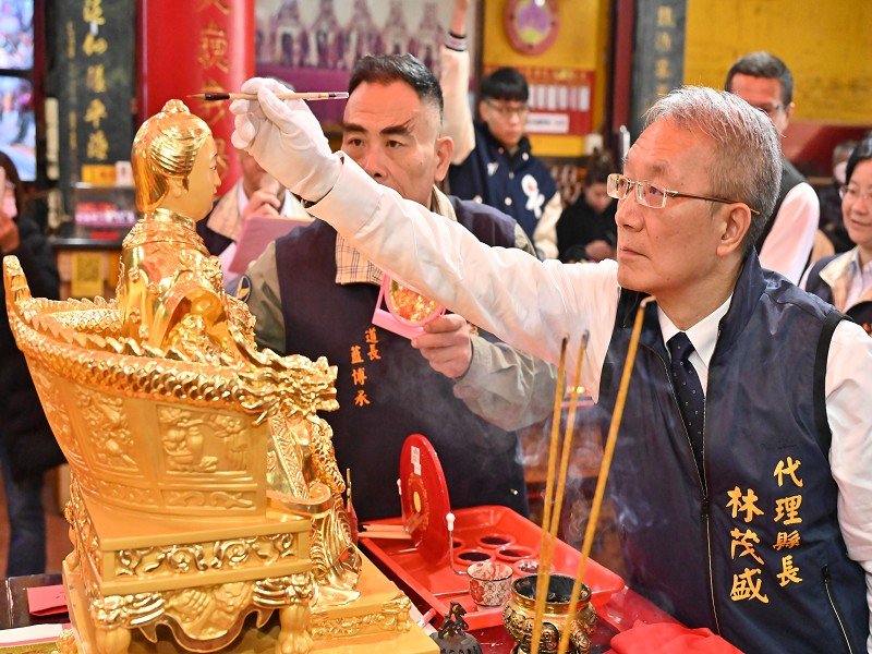 南方澳南天宮10尊金媽祖開光啟靈大典
