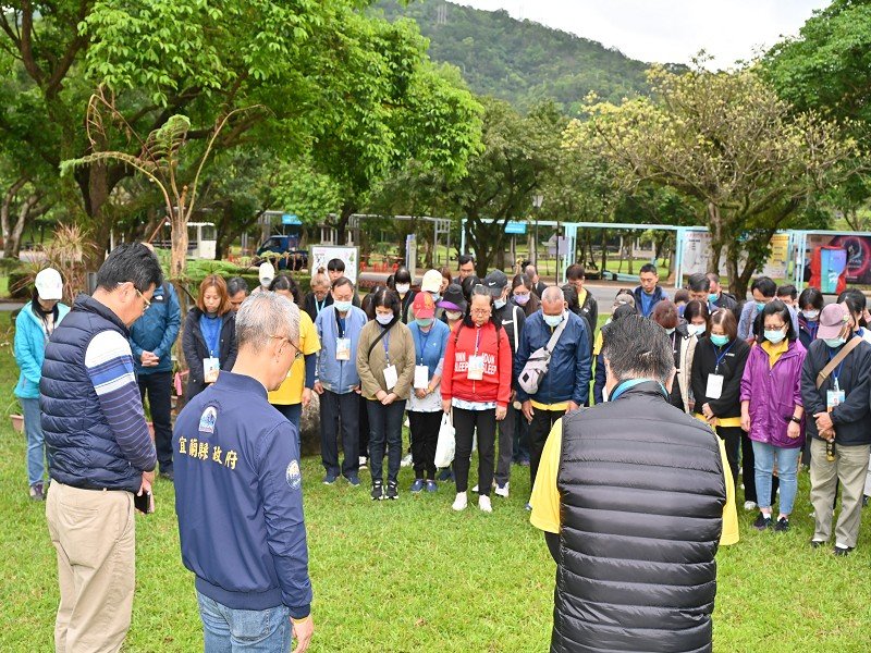 綠博主辦單位為事故傷亡者默哀 ,總檢後4/6重新開園