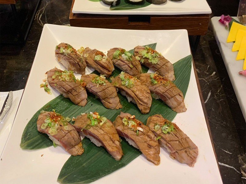 炙燒黑鮪魚握壽司