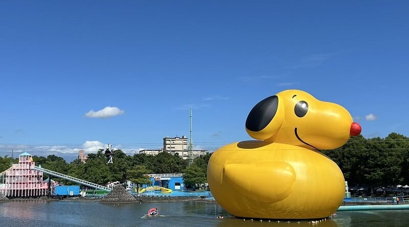 2025宜蘭童玩節高18公尺史努比鴨正式亮相