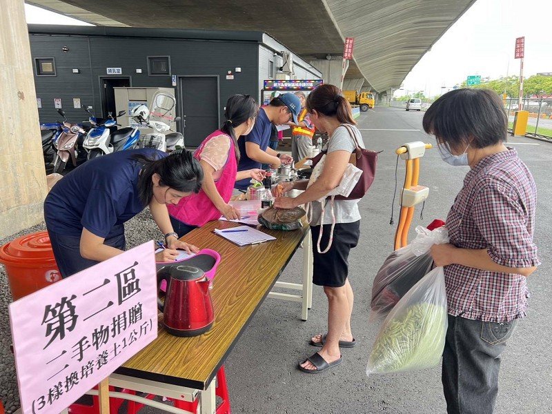 五結快閃免廢市集,資源回收再利用、愛物惜福分享快樂!