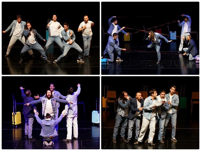 西班牙人聲天團Dimensión Vocal首登宜蘭引爆高潮,中文金曲嗨翻全場林孝信基金會推廣阿卡貝拉有成,助在地學子備戰國際大賽