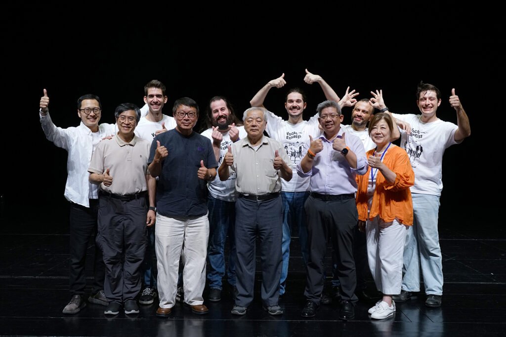 西班牙人聲天團Dimensión Vocal首登宜蘭引爆高潮,中文金曲嗨翻全場林孝信基金會推廣阿卡貝拉有成,助在地學子備戰國際大賽