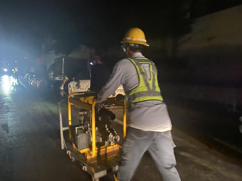台電跨縣市支援宜蘭徹夜搶修 民生用電復電率達100%