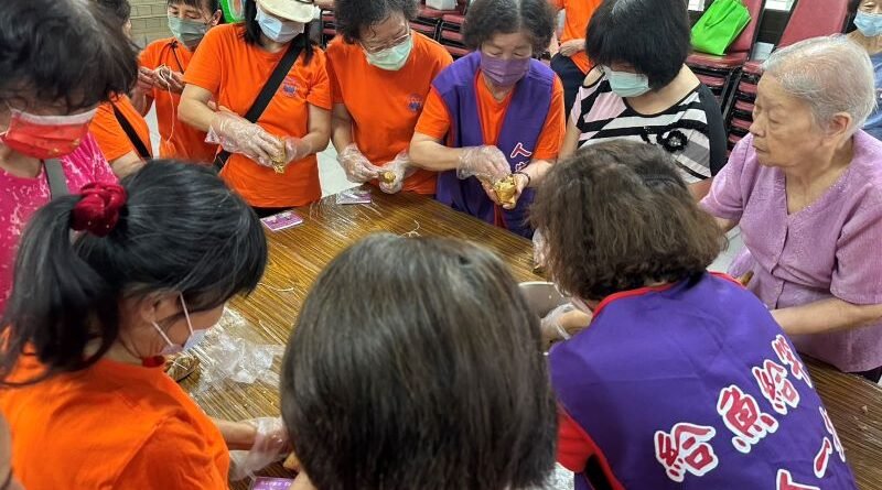 羅東樹林社區包粽迎端午 傳遞公益情