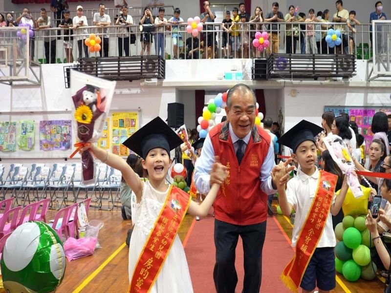 人生第一場畢業典禮 五結幼兒園119位學童迎向新旅程
