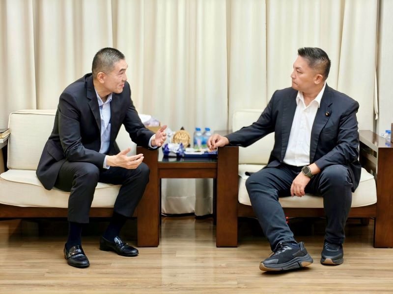 吳宗憲拜會基隆市長謝國樑 推動「北北基桃宜」區域合作