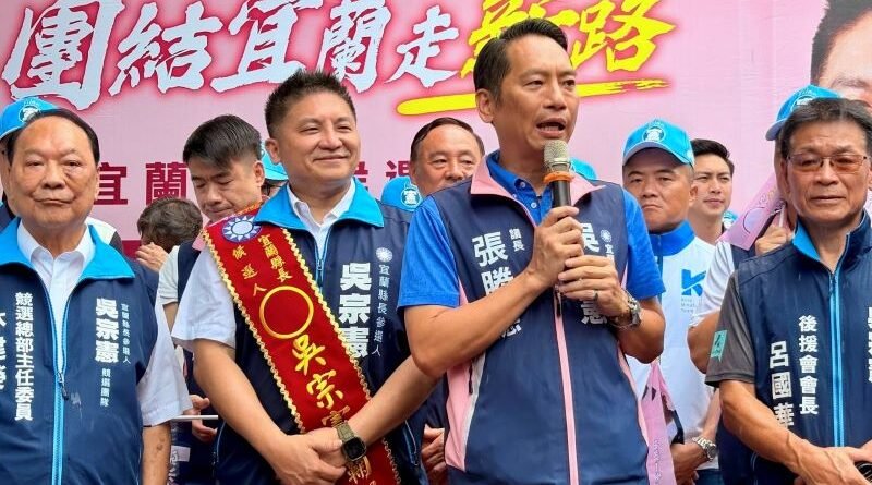 選戰倒數80天　吳宗憲、張勝德啟動兩天「掃街馬拉松」