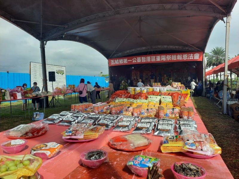 五結重陽秋祭敬祖報恩 「五結蘭園」納骨堂預計十月完工