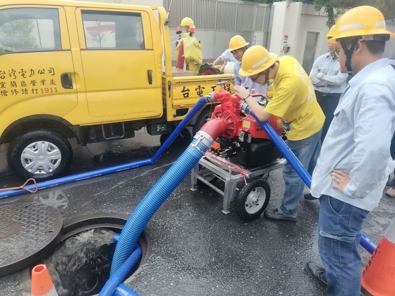 薔琵颱風逼近　台電宜蘭區處動員224人力、提前部署防災